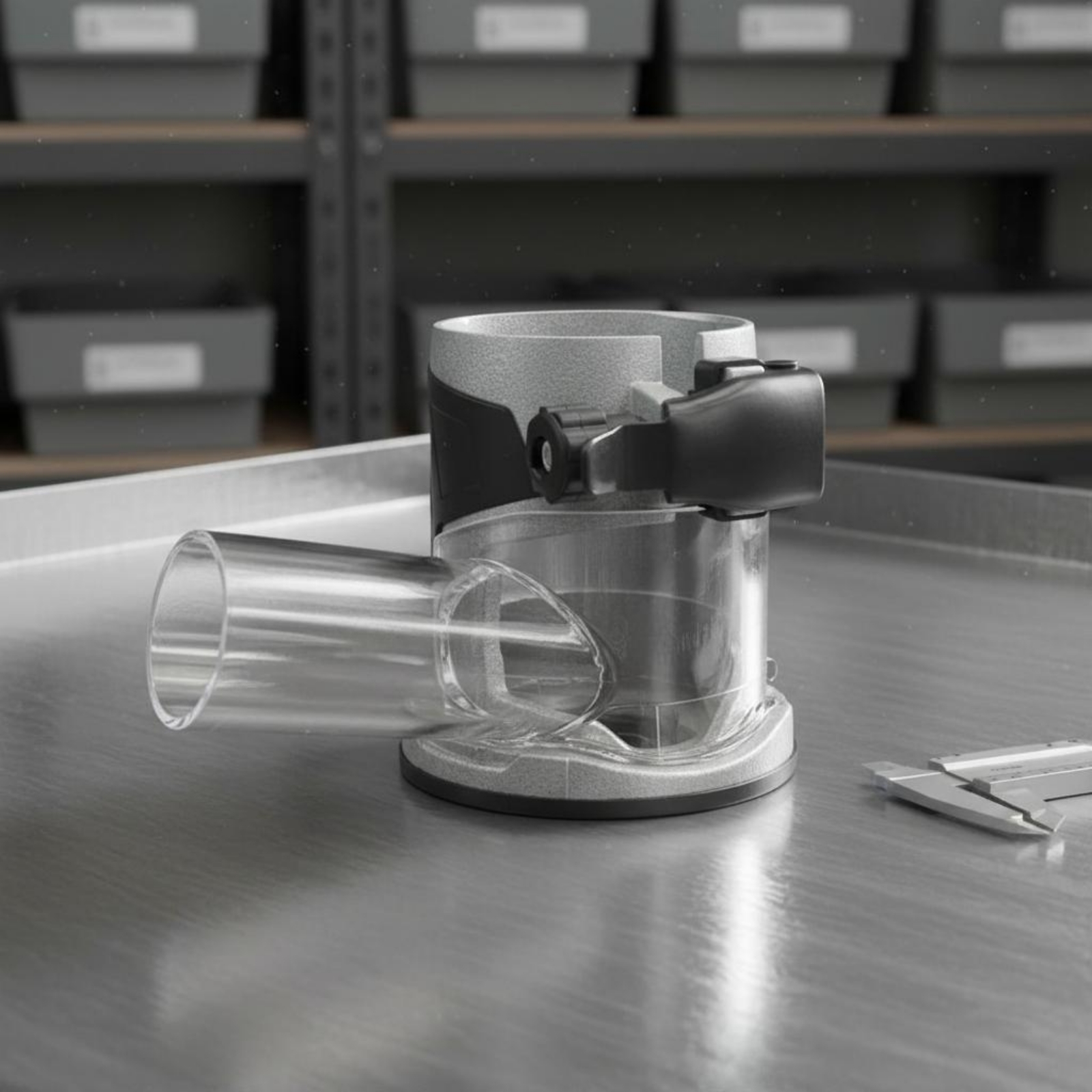 Router Trim Base - Transparent Router Dust Hood Thickened Woodworking
