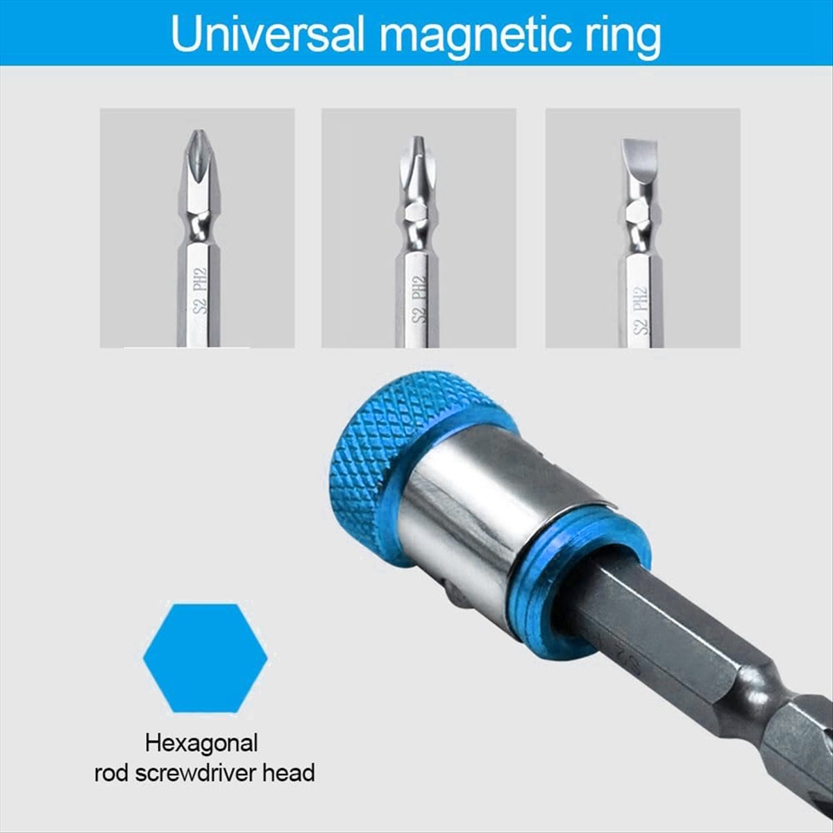 Power Tools Mall - MALL Screwdriver Head Magnetic Ring, Upgrade