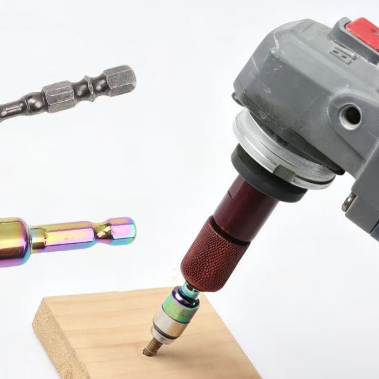 Power Tools Accessories - Angle Grinder Adapter Head Knurled Grip