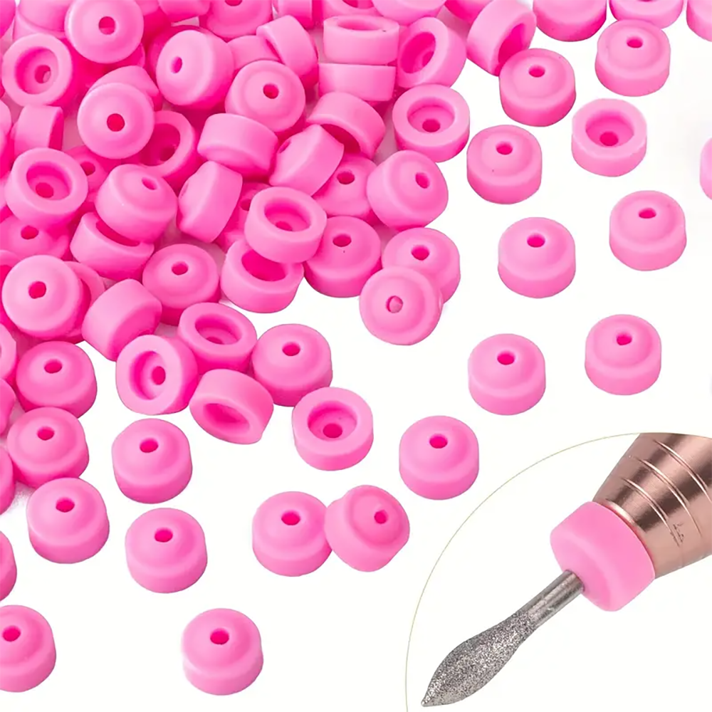 Power Tools Pink - 10/20/50/100/400Pcs Pink Silicone Dustproof Protector Caps