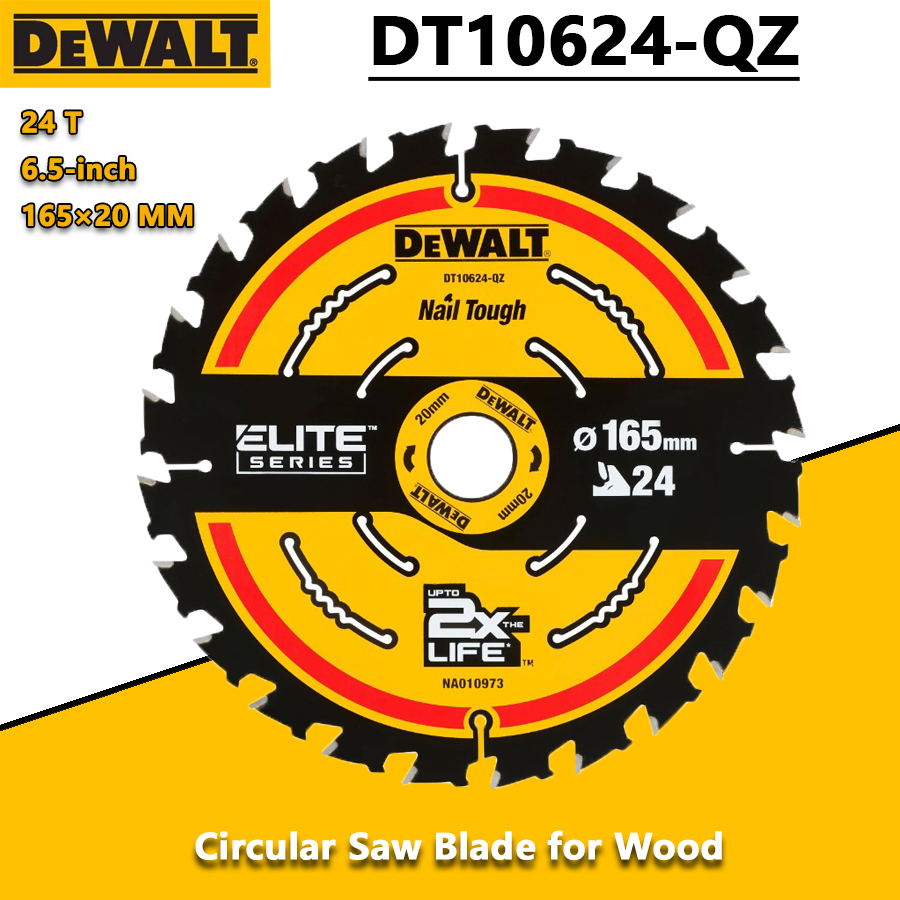 Power Tools Accessories - DEWALT DT10624-QZ 1/3pcs 24T Construction Circular