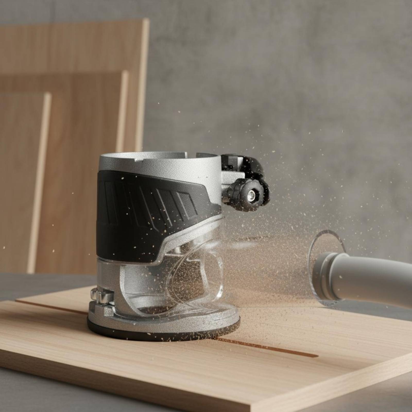 Transparent Router Dust Hood T - Router Trim Base recension och pris
