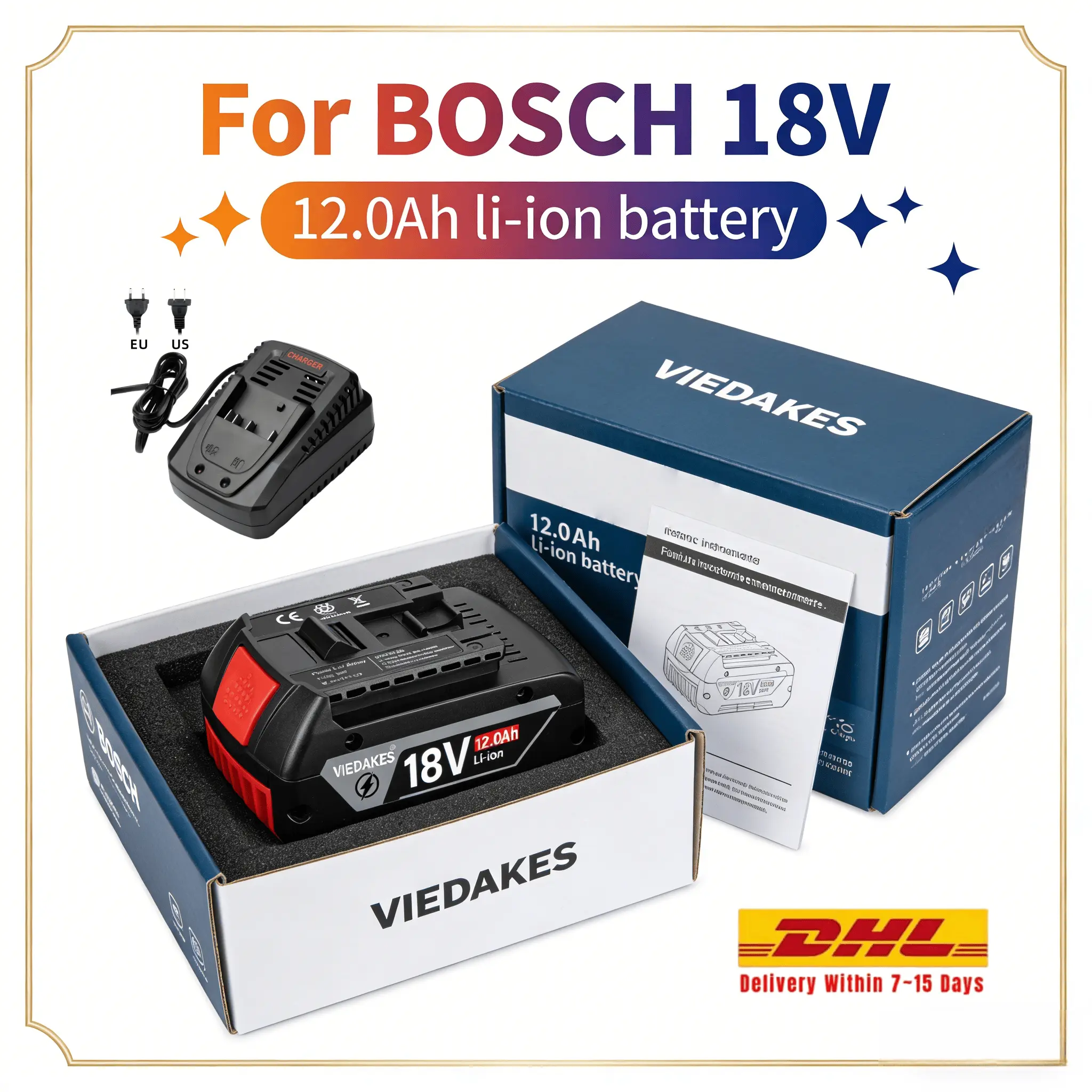 VIEDAKES for bosch 18v lithium - Power Tools Bosch recension och pris