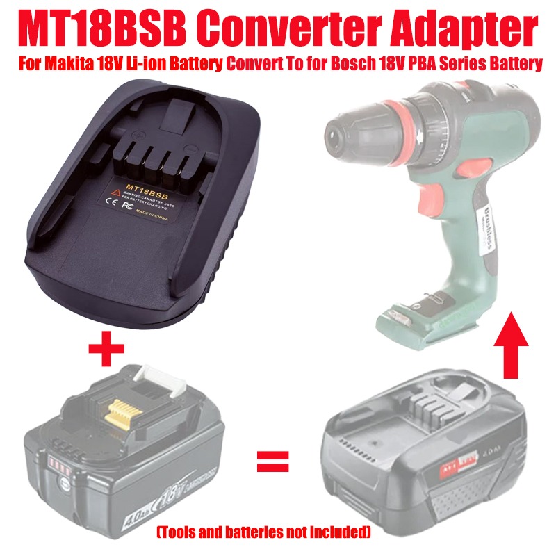 ALASICKA MT18BSB Battery Adapt - Power Tools Bosch recension och pris