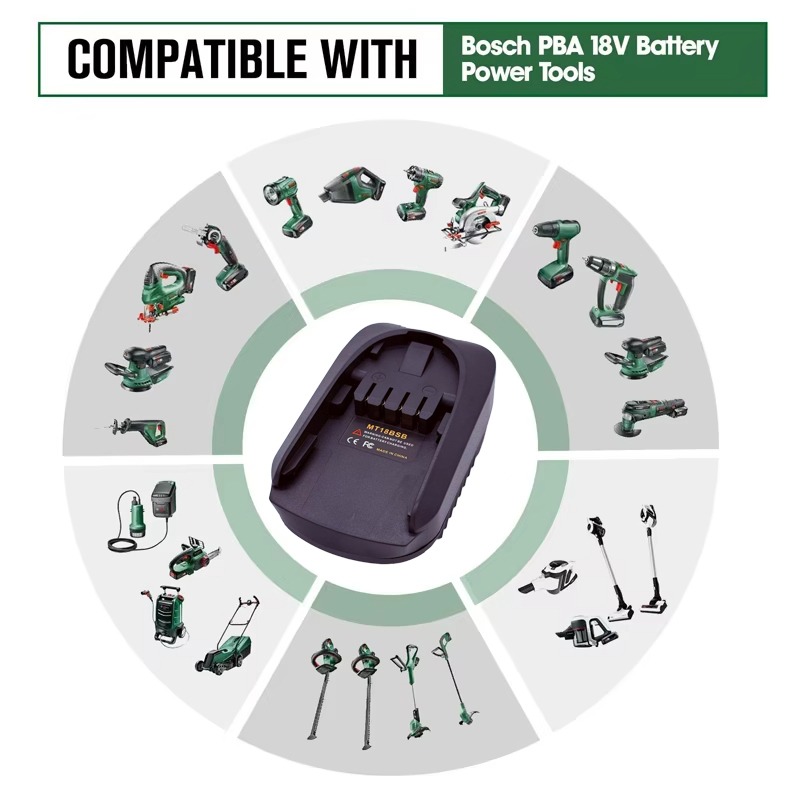 ALASICKA MT18BSB Battery Adapt - Power Tools Bosch recension och pris