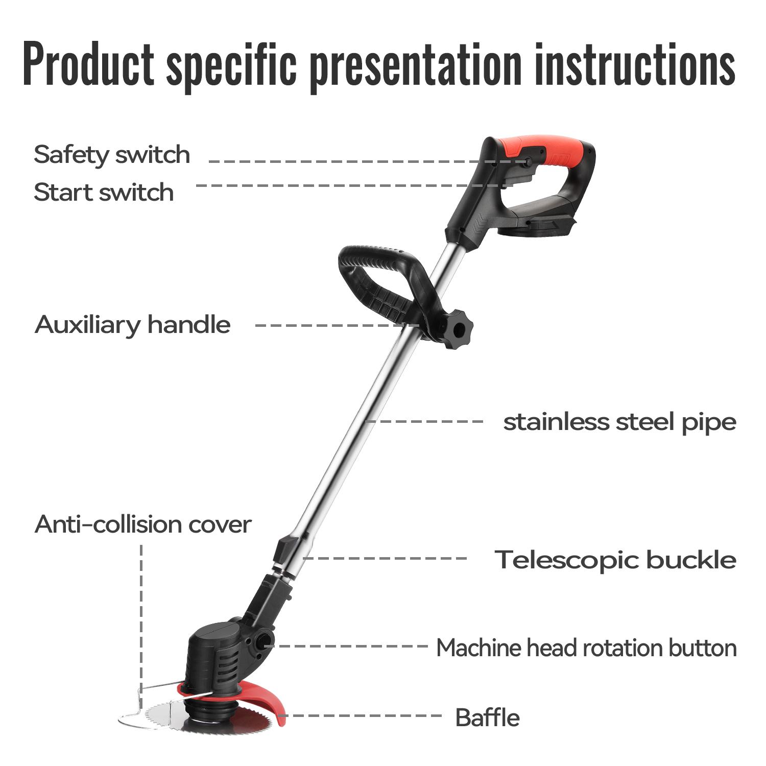 Lithium Electric Grass Trimmer - Power Tools Cordless recension och pris