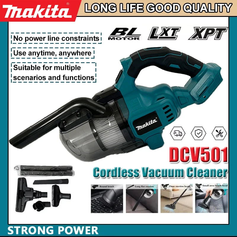 Makita DCV501 Cordless Handhel - Power Tools Makita Set recension och pris