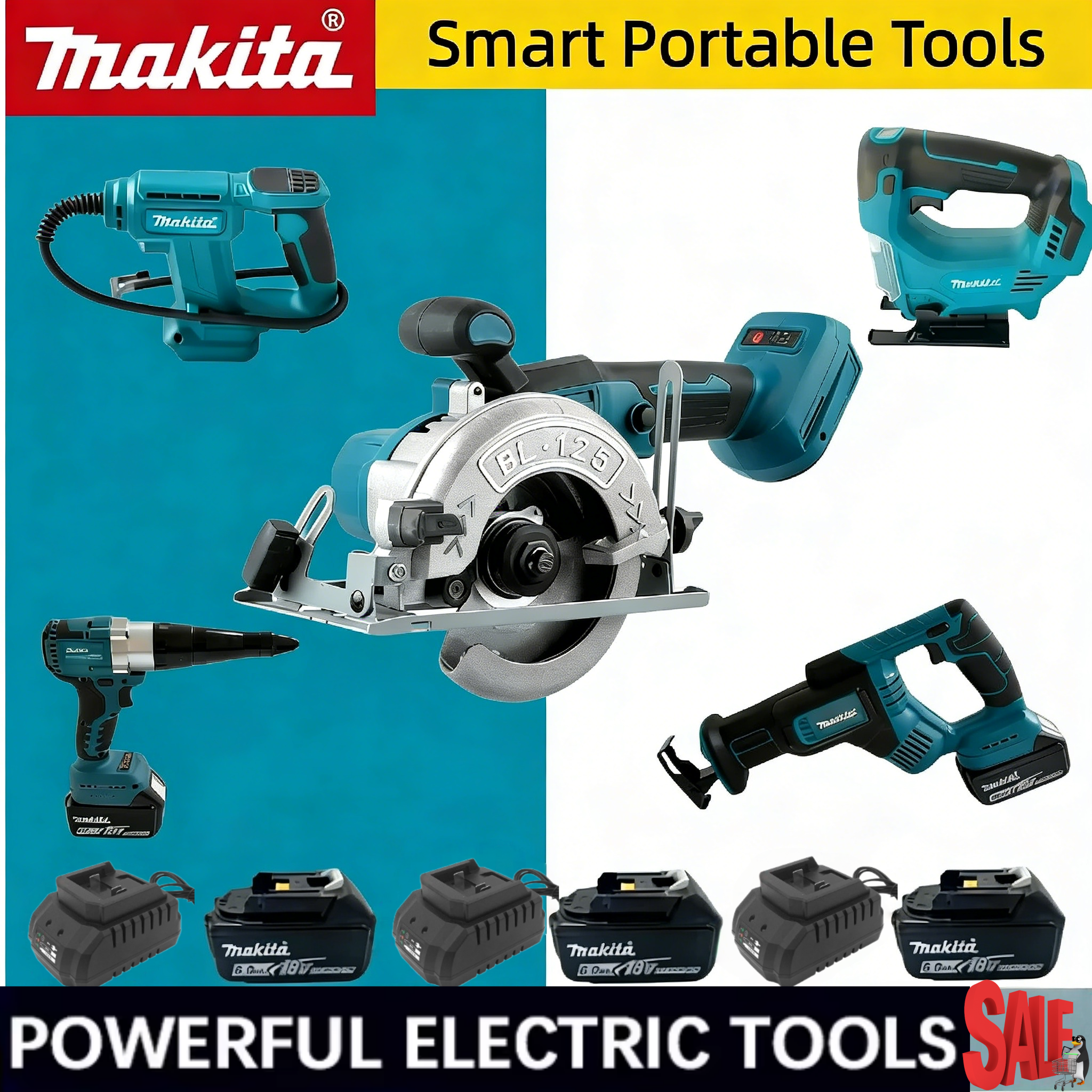 Makita Cordless 18V Power Tool - Power Tools Makita Set recension och pris