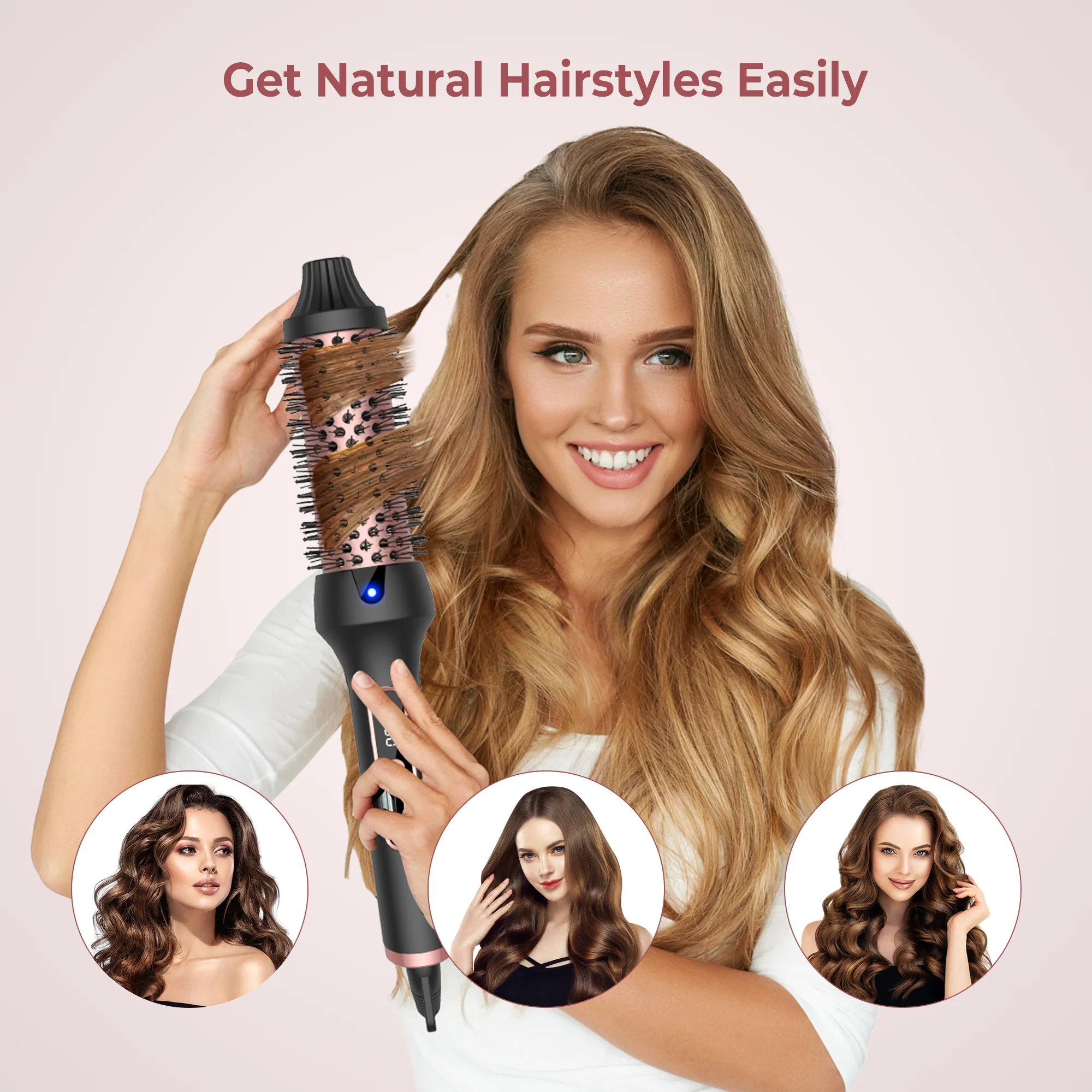 3 in1 Thermal Brush Ionic Heat - Power Tools Voltage recension och pris