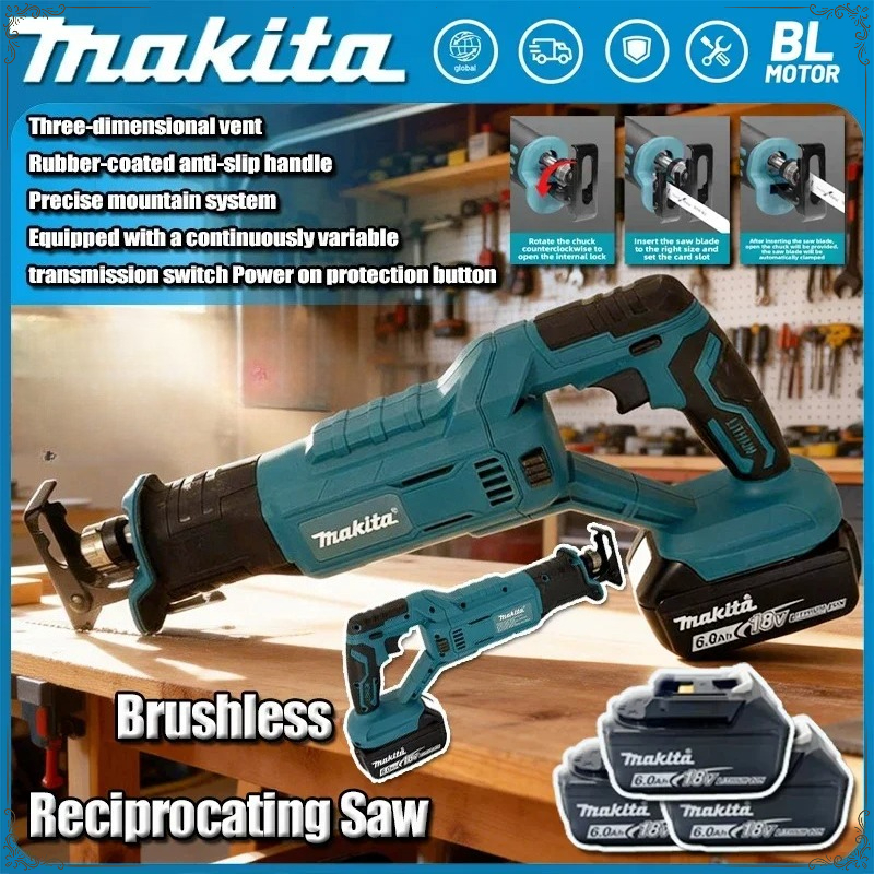 Makita Brushless Reciprocating - Power Tools Makita Set recension och pris