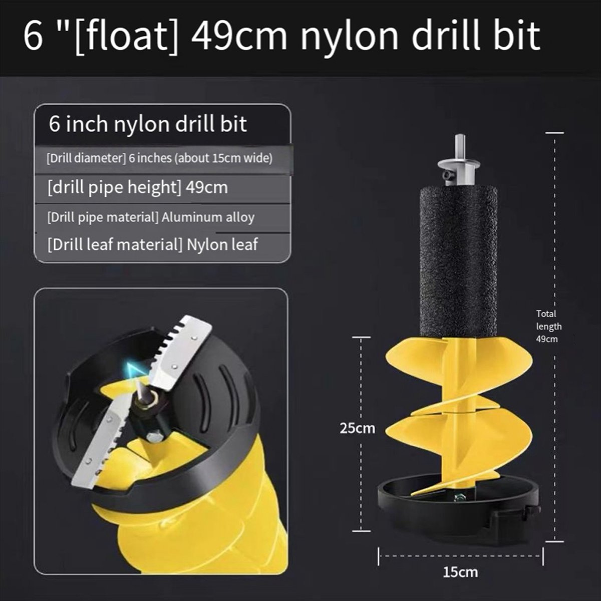 MALL Ice Auger Bit Fan Blade N - Power Tools Mall recension och pris