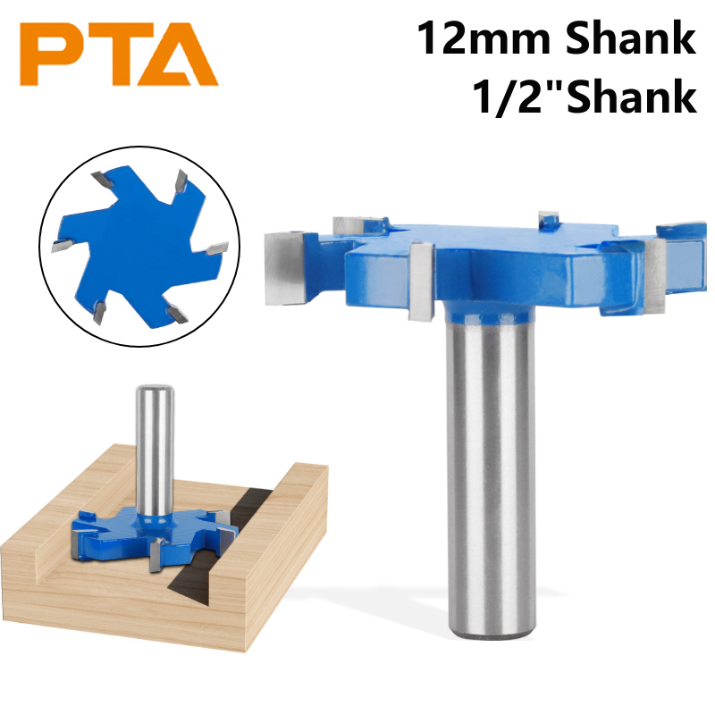 PTA Six Blade Z6 T Type Slotti - Router Trim Base recension och pris