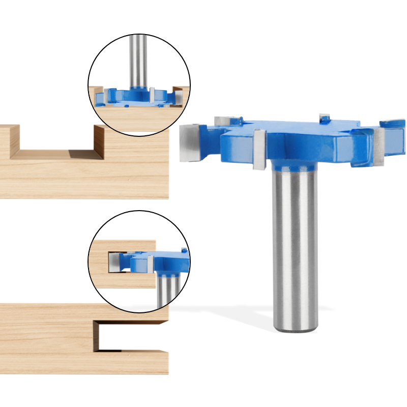 PTA Six Blade Z6 T Type Slotti - Router Trim Base recension och pris
