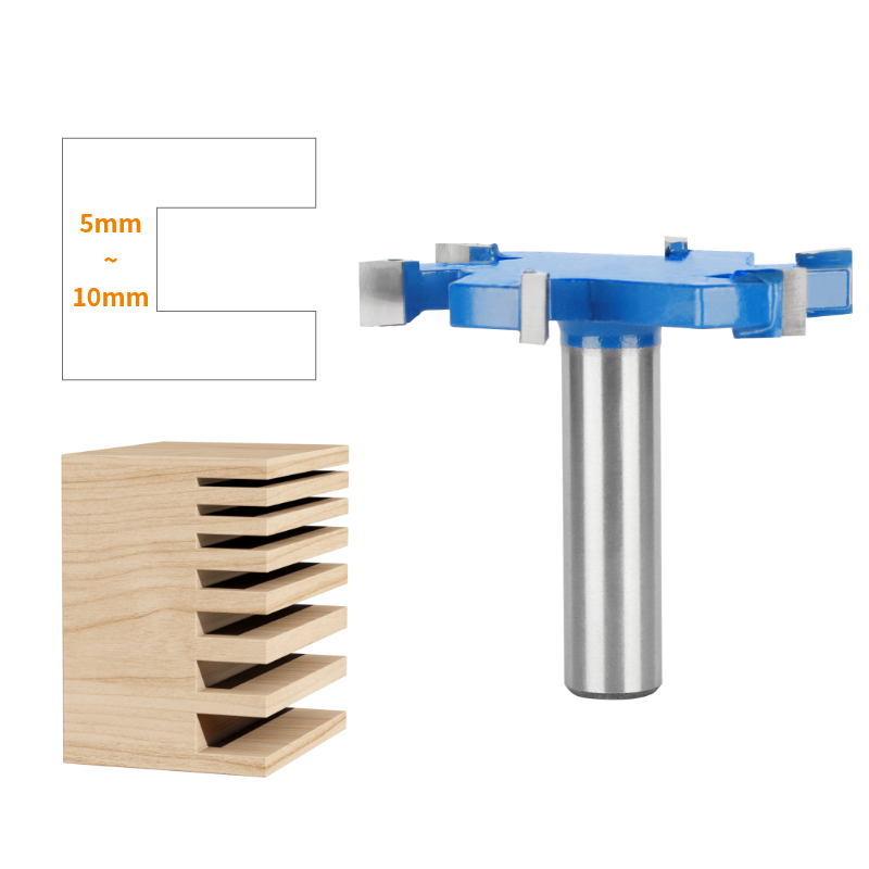 PTA Six Blade Z6 T Type Slotti - Router Trim Base recension och pris