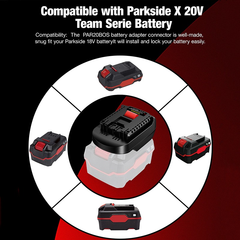 ALASICKA PAR20BOS Battery Adap - Power Tools Bosch recension och pris