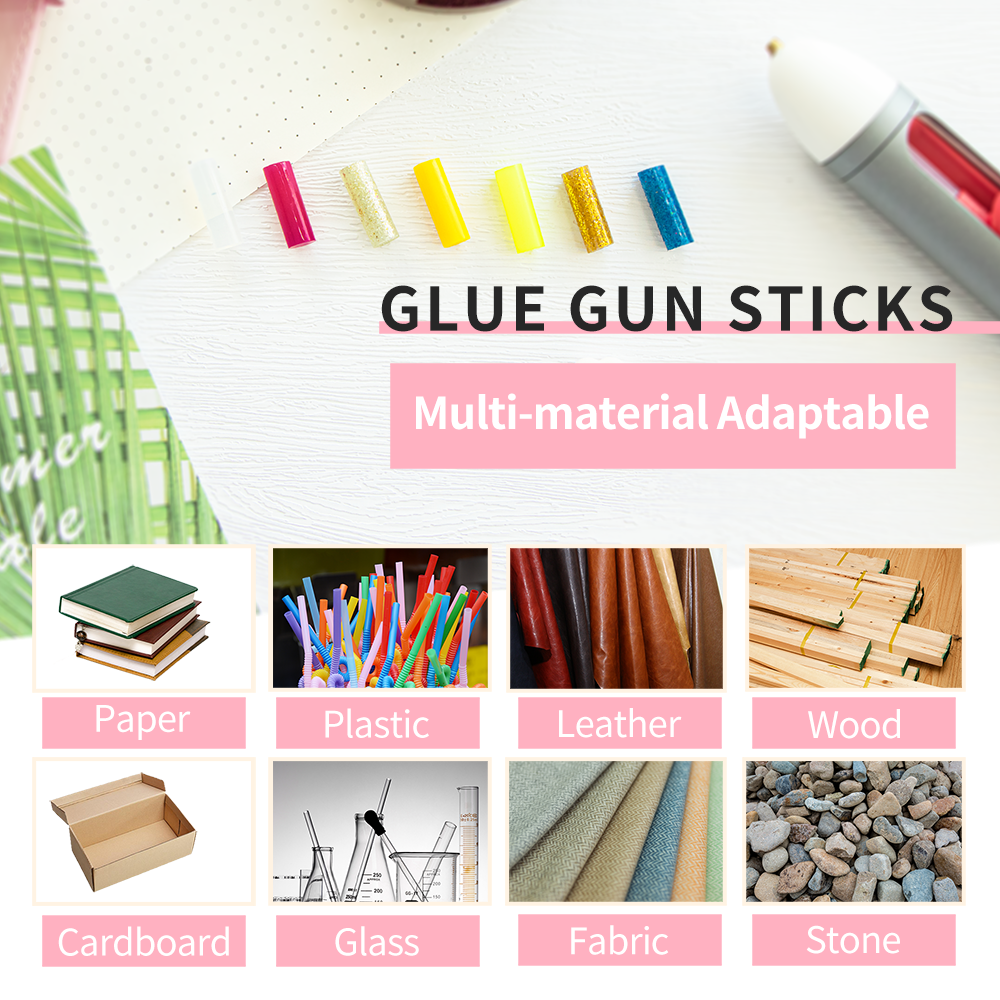 Multi-color hot melt glue stic - Power Tools Yellow Color recension och pris