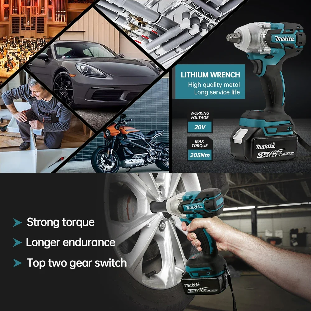 Makita DTW285 18V Tool Set Bru - Power Tools Makita Set recension och pris