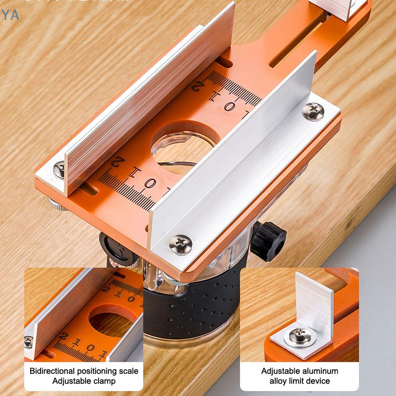 【TL】Wood Router Slotting Locat - Router Trim Base recension och pris