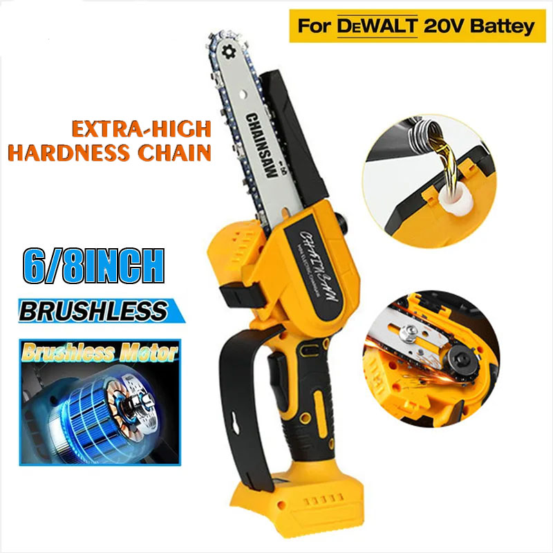 6/8 Inch Brushless Chainsaw fo - Power Tools Pink recension och pris
