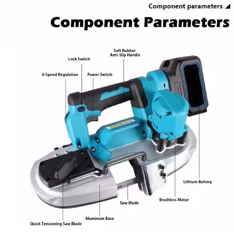 490W Portable Brushless Band S - Power Tools Cordless recension och pris