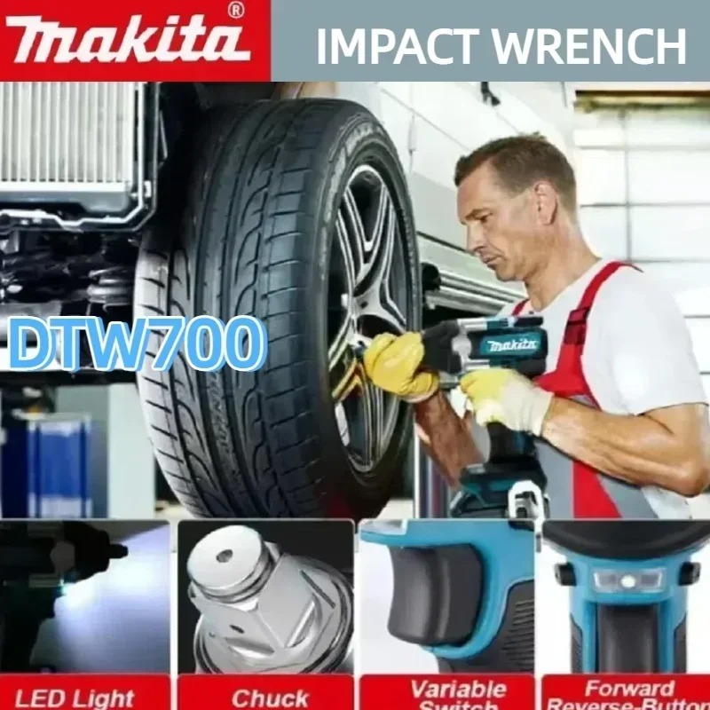 Makita DTW700 Brushless Electr - Power Tools Makita Set recension och pris