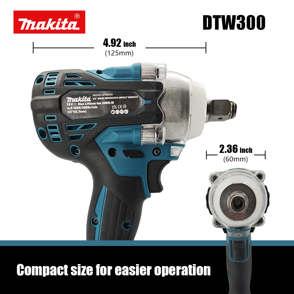 Makita DTW300 18V Tool Set Bru - Power Tools Makita Set recension och pris