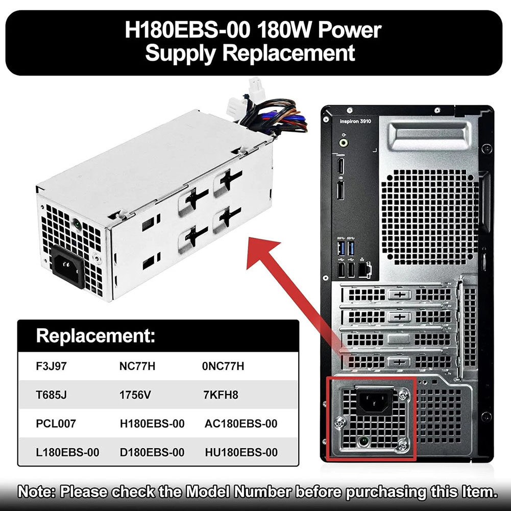 180W Power Supply AC180EBS-00  - Power Tools Wholesale recension och pris