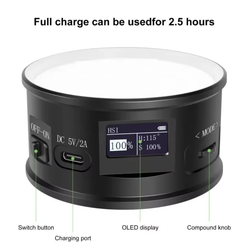 New High Power RGB LED On-Came - Power Tools Video recension och pris