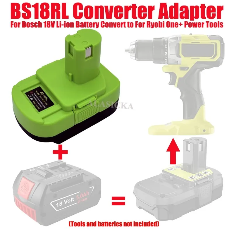 BS18RL Battery Adapter Convert - Power Tools Bosch recension och pris
