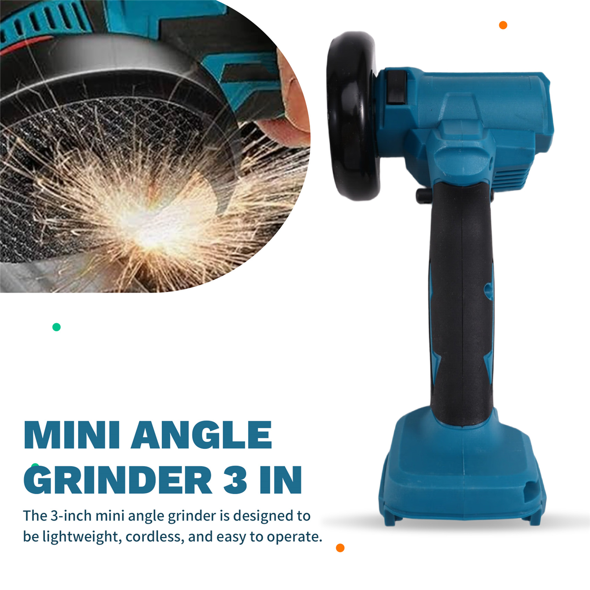 A002 Mini Angle Grinder 3 Inch - Power Tools Cordless recension och pris