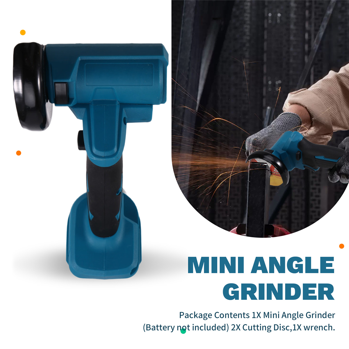 A002 Mini Angle Grinder 3 Inch - Power Tools Cordless recension och pris